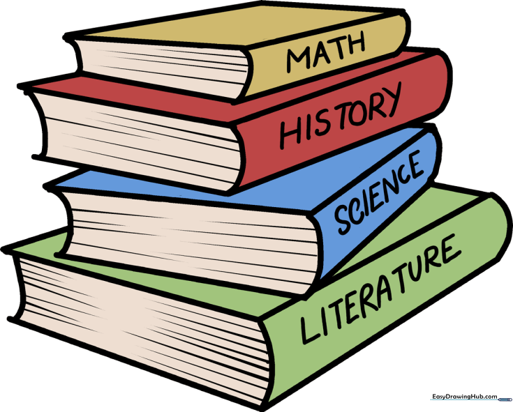 How to Draw School Books