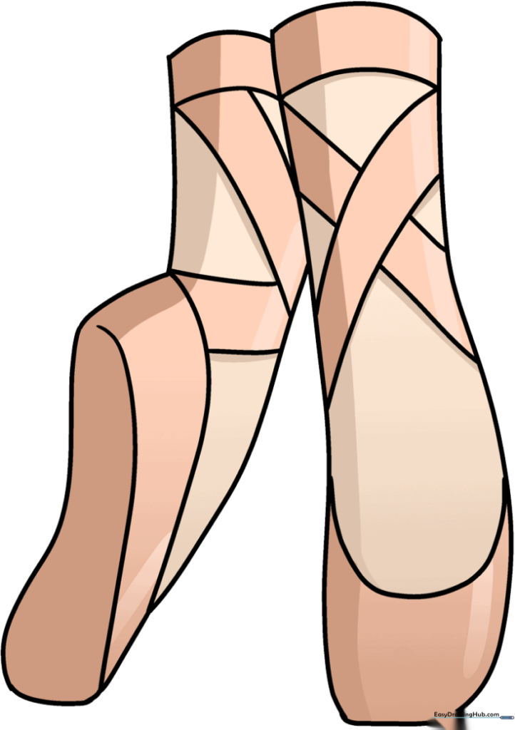 How to Draw Ballet Shoes