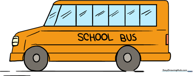 How to Draw a School Bus