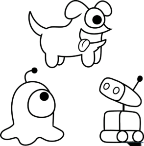 Among Us Pets Coloring Page: Free Printable for Kids